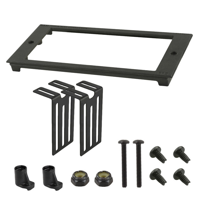 RAM-FP4-6810-3260:RAM-FP4-6810-3260_1:RAM® Tough-Box™ 4" Custom Faceplate for 6.81" x 3.26" Devices