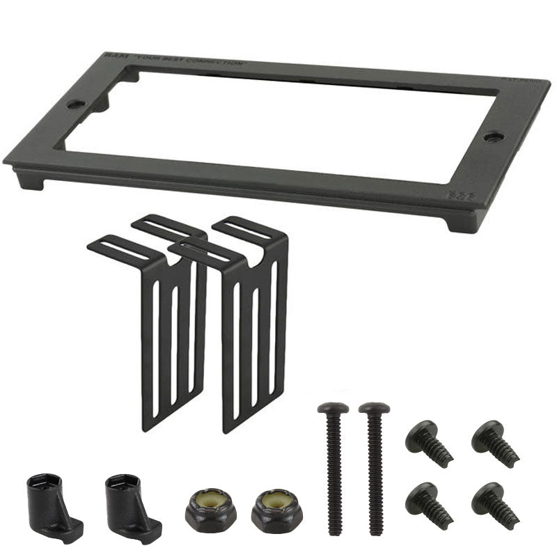 RAM-FP4-7000-3000:RAM-FP4-7000-3000_1:RAM® Tough-Box™ 4" Custom Faceplate for 7" x 3" Devices