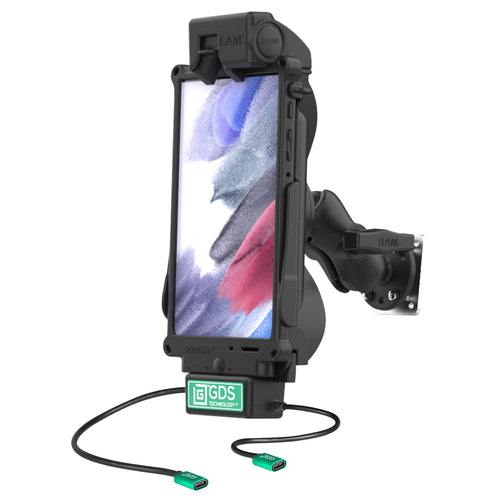 RAM-GDS-101B2-SAM80C-C-V7CU:RAM-GDS-101B2-SAM80C-C-V7CU_1:GDS® Uni-Conn™ Vehicle Bundle + Single USB-C for Samsung Tab A7 ...