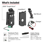 RAM-GDS-101B2-SAM88CP-V3CU:RAM-GDS-101B2-SAM88CP-V3CU_1:GDS® Tough-Dock™ Vehicle Bundle for Samsung Tab A9+