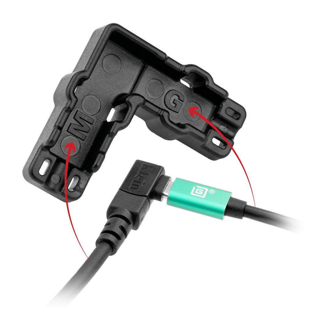 RAM-GDS-CAB-CLAMP-KL1U:RAM-GDS-CAB-CLAMP-KL1U_1:GDS® Cable Clamp for USB Type-C Klein PTT Mic Adapter