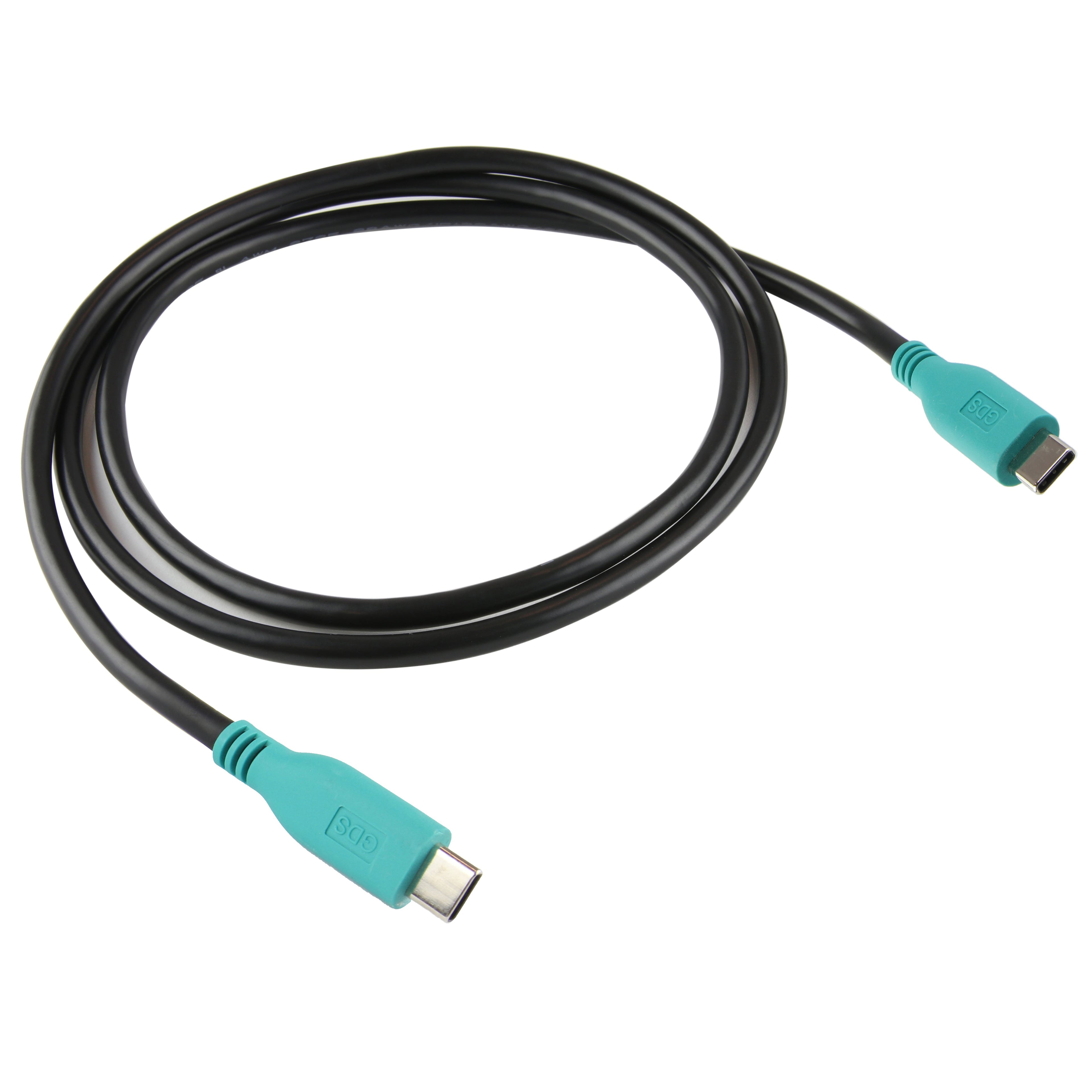 RAM-GDS-CAB-USBC-CMCM-20-10:RAM-GDS-CAB-USBC-CMCM-20-10_1:GDS® Genuine USB Type-C 2.0 Male to Male 1M Cable