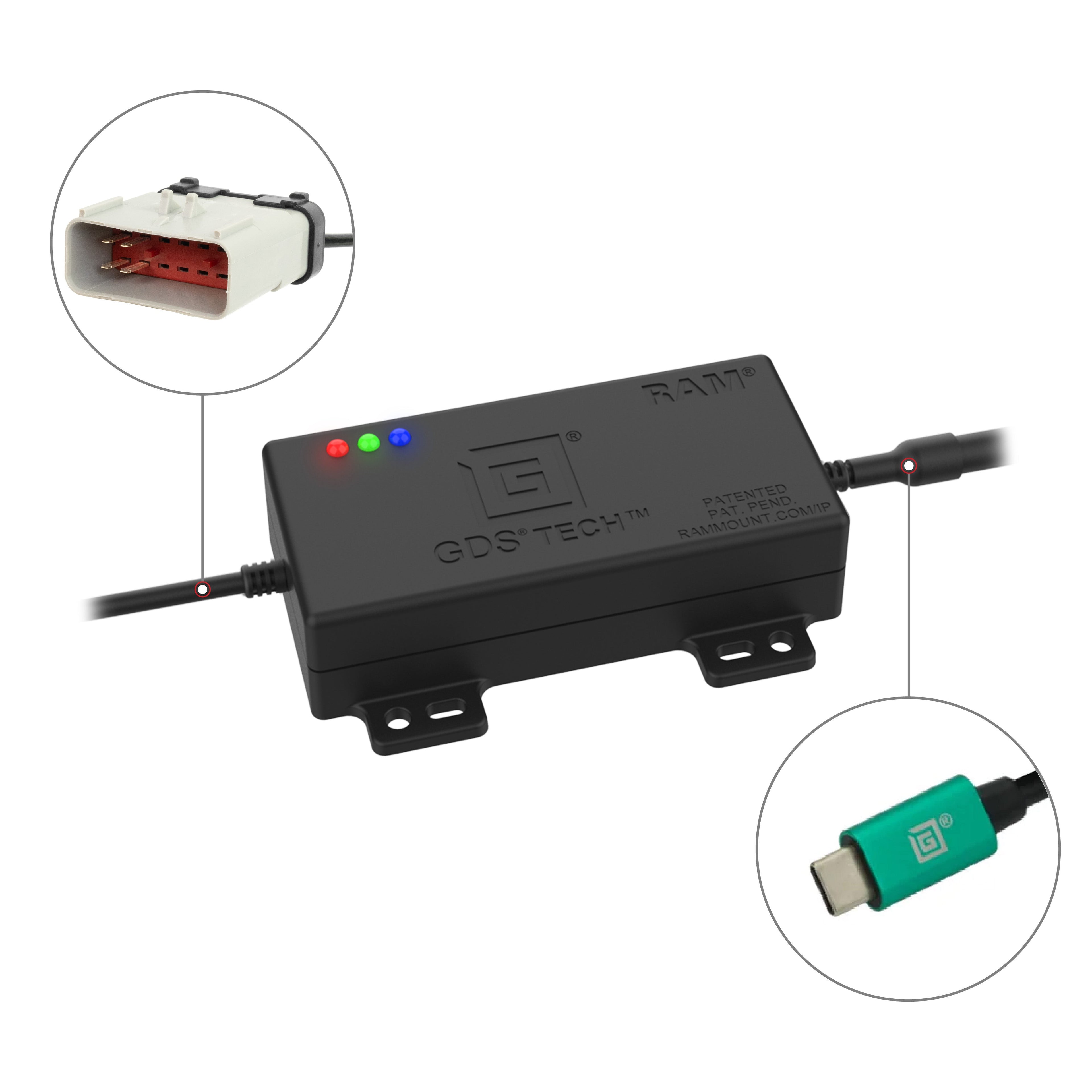 RAM-GDS-CAN-RP1226U:RAM-GDS-CAN-RP1226U_1:GDS® CAN Bus with RP1226 Connector