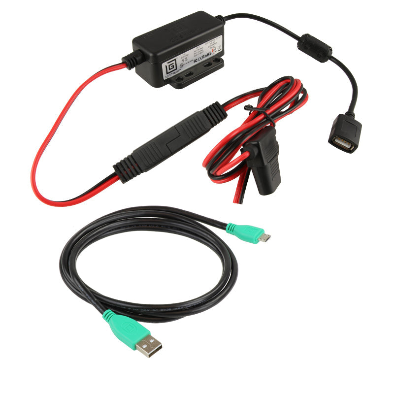 RAM-GDS-CHARGE-MUSB-V7B1U:RAM-GDS-CHARGE-MUSB-V7B1U_1:GDS® Modular 10-30V Hardwire Charger with mUSB Cable