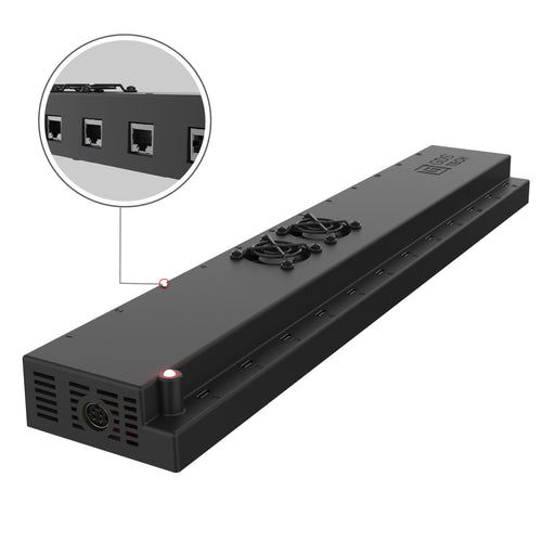 RAM-GDS-CHARGE-USBC-RJ45-12:RAM-GDS-CHARGE-USBC-RJ45-12_1:GDS® 12-Port 300W USB-C + RJ45 Power Delivery Wall Charger