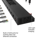 RAM-GDS-CHARGE-USBC-RJ45-12:RAM-GDS-CHARGE-USBC-RJ45-12_1:GDS® 12-Port 300W USB-C + RJ45 Power Delivery Wall Charger