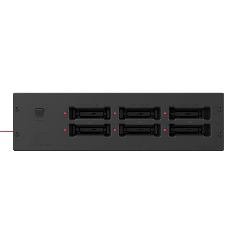 RAM-GDS-DOCK-6G10PU:RAM-GDS-DOCK-6G10PU_1:GDS® 6-Port Charging Module for IntelliSkin® Phones in Cabinets