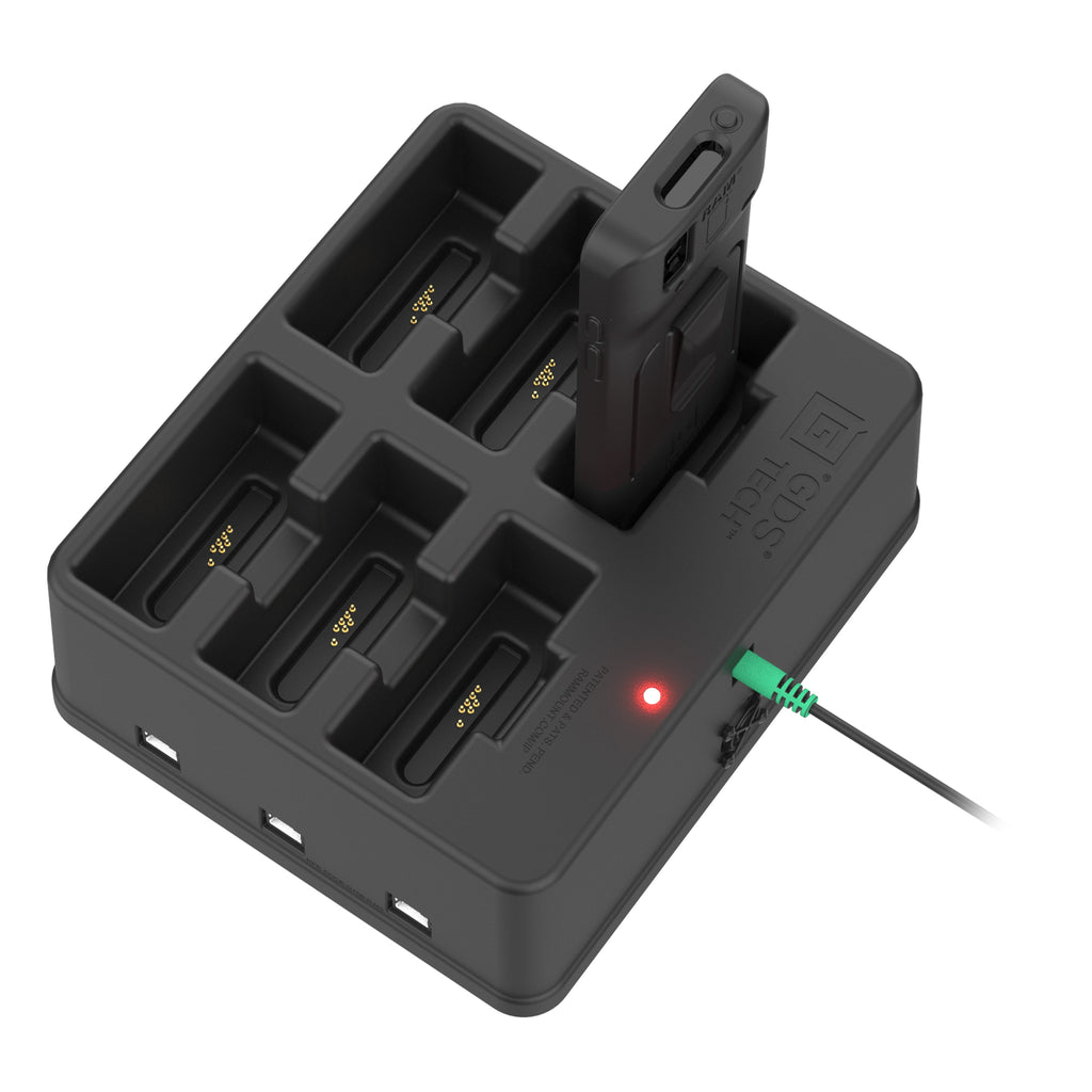RAM-GDS-DOCK-6G15P-RJ45:RAM-GDS-DOCK-6G15P-RJ45_1:GDS® 6-Port Power + RJ45 Dock for Handhelds with IntelliSkin®