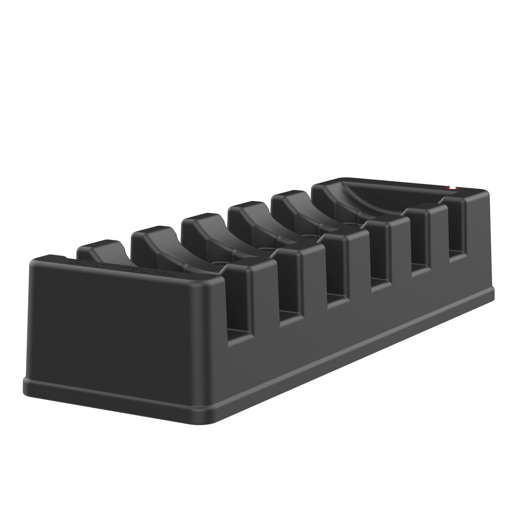 RAM-GDS-DOCK-6G16-SW1:RAM-GDS-DOCK-6G16-SW1_1:GDS® 6-Port Power + Single RJ45 Dock for Tablets with IntelliSkin®