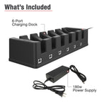 RAM-GDS-DOCK-6G16P-RJ45:RAM-GDS-DOCK-6G16P-RJ45_1:GDS® 6-Port Power + 6-Port RJ45 Dock for Tablets with IntelliSkin®