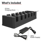 RAM-GDS-DOCK-6G16P:RAM-GDS-DOCK-6G16P_1:GDS® 6-Port Powered Dock for Tablets with IntelliSkin®