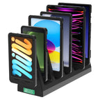 RAM-GDS-DOCK-6G17P-RJ45:RAM-GDS-DOCK-6G17P-RJ45_1:GDS® Uni-Conn™ 6-Port Power + RJ45 Dock for Tablets with IntelliSkin®