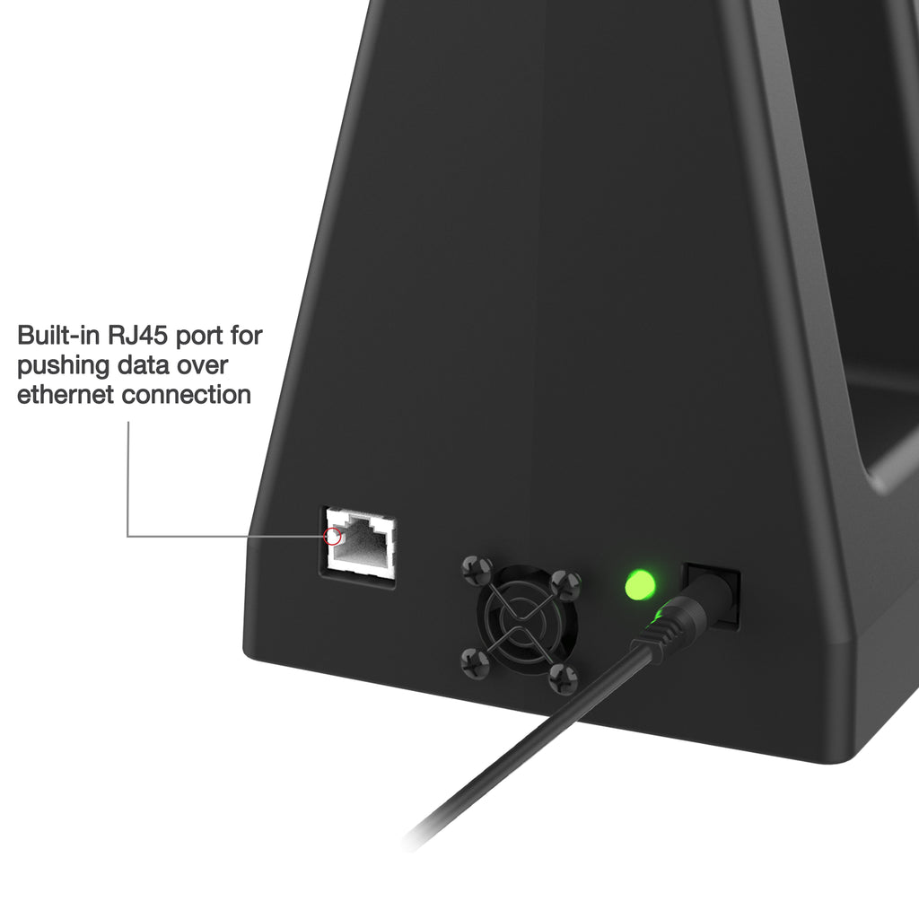 RAM-GDS-DOCK-6G17P-RJ45:RAM-GDS-DOCK-6G17P-RJ45_1:GDS® Uni-Conn™ 6-Port Power + RJ45 Dock for Tablets with IntelliSkin®
