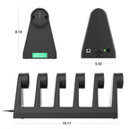 RAM-GDS-DOCK-6G17P-RJ45:RAM-GDS-DOCK-6G17P-RJ45_1:GDS® Uni-Conn™ 6-Port Power + RJ45 Dock for Tablets with IntelliSkin®