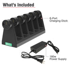 RAM-GDS-DOCK-6G17P-RJ45:RAM-GDS-DOCK-6G17P-RJ45_1:GDS® Uni-Conn™ 6-Port Power + RJ45 Dock for Tablets with IntelliSkin®