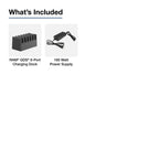 RAM-GDS-DOCK-6G18PD:RAM-GDS-DOCK-6G18PD_1:GDS® 6-Port Powered Dock for Handheld Devices in IntelliSkin®