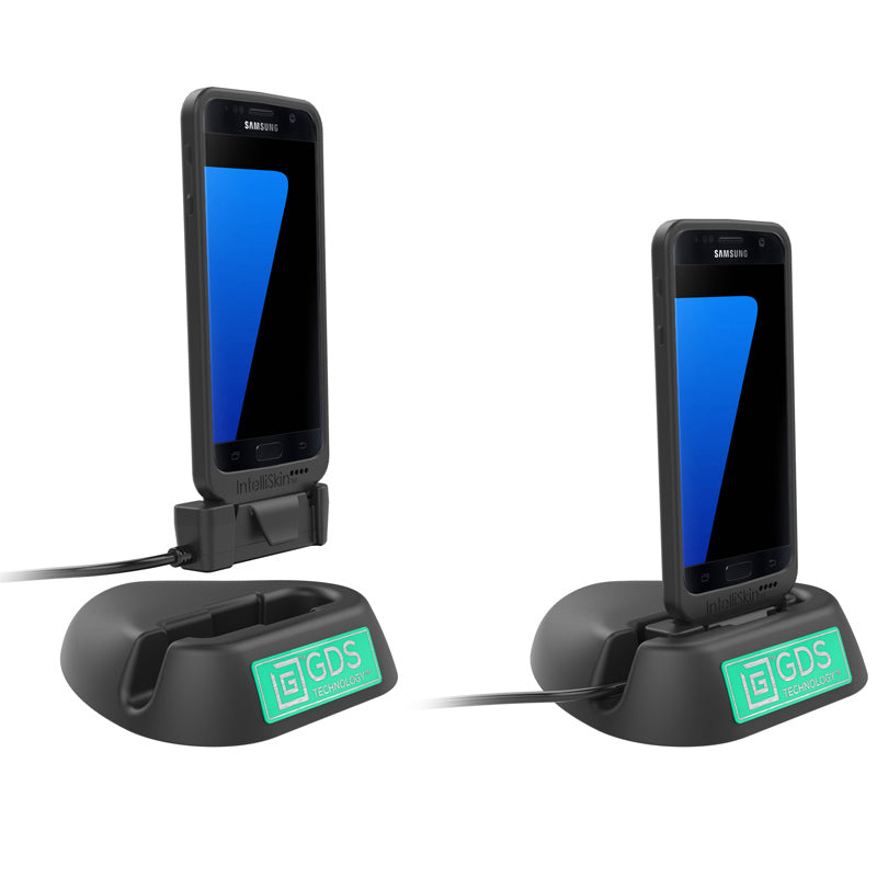 RAM-GDS-DOCK-AD2U:RAM-GDS-DOCK-AD2U_1:GDS® Desktop Stand for GDS® Snap-Con™ with Integrated USB 2.0 Cable
