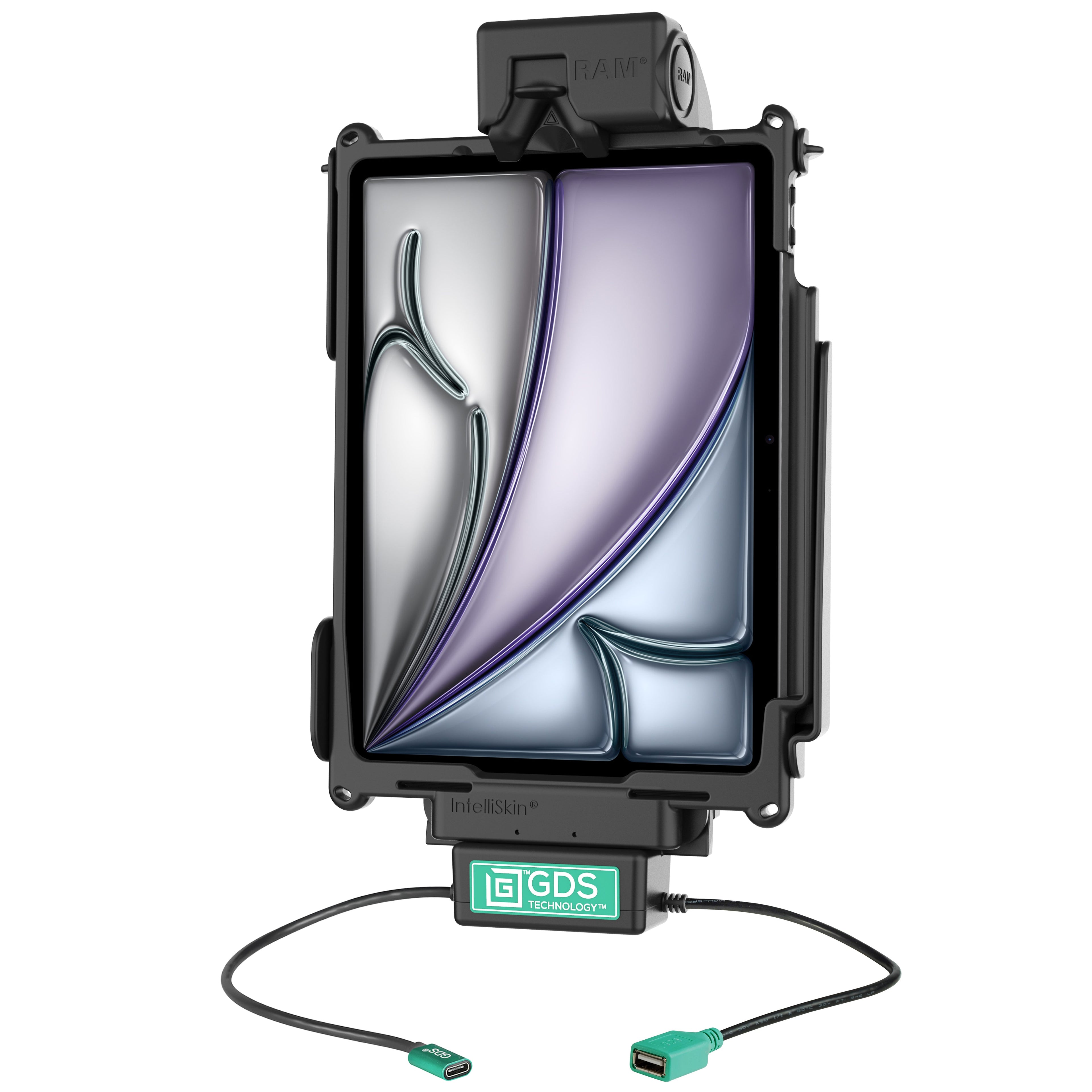 RAM-GDS-DOCK-AP32CDU:RAM-GDS-DOCK-AP32CDU_1:GDS® Tough-Dock™ + Single USB-A for iPad 10 & 11, Pro 11 & Air 11