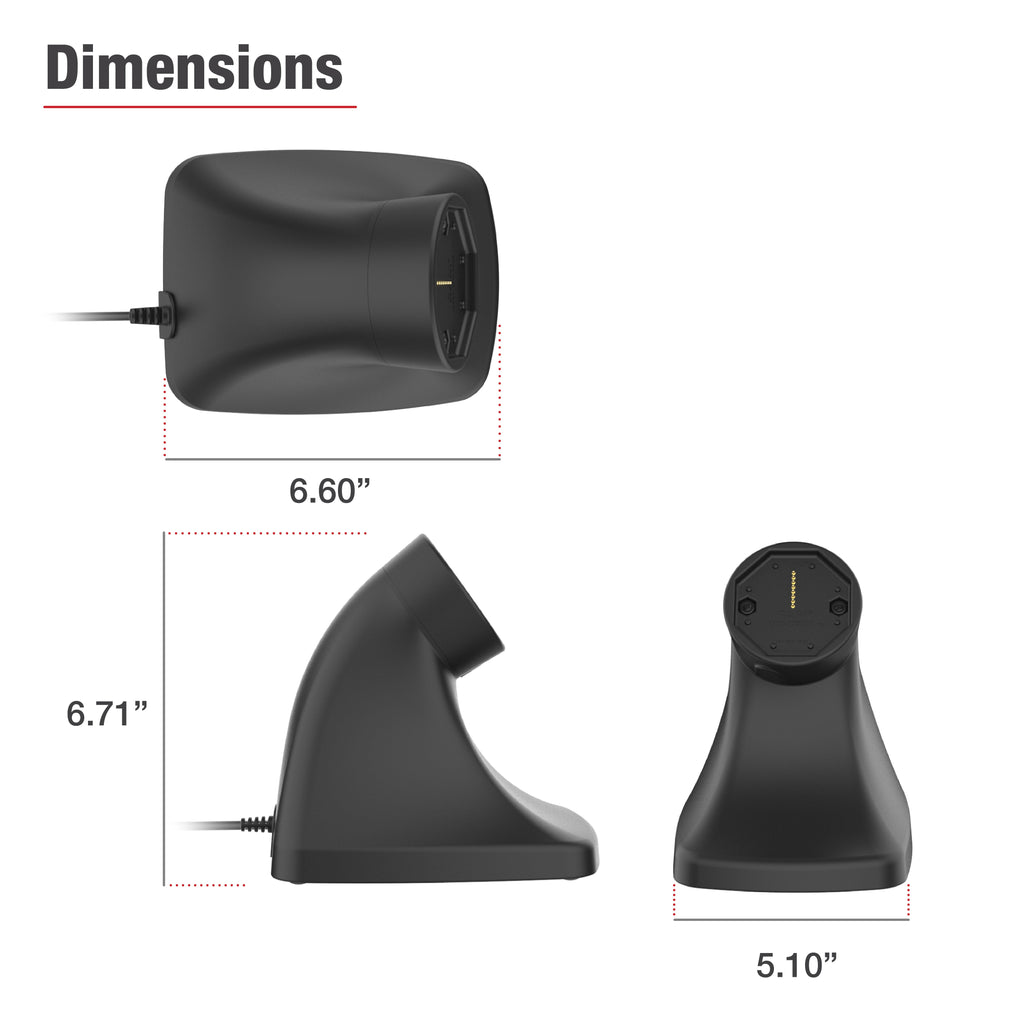 RAM-GDS-DOCK-D10K-POE:RAM-GDS-DOCK-D10K-POE_1:GDS® Uni-Conn™ Powered Kiosk Dock with PoE