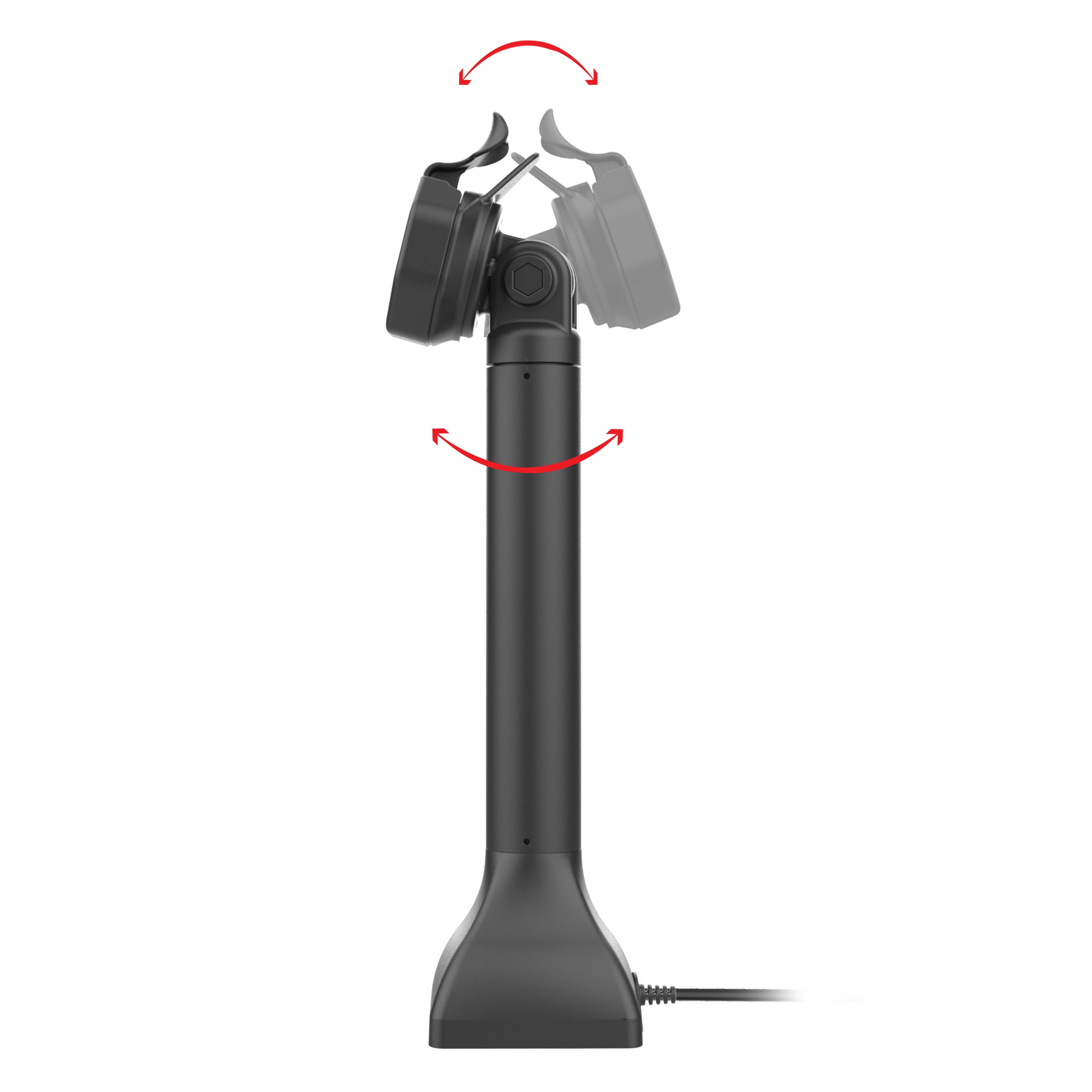 RAM-GDS-DOCK-D11-14-U3C:RAM-GDS-DOCK-D11-14-U3C_1:GDS® Uni-Conn™ Powered 14" Pedestal Dock with USB-C