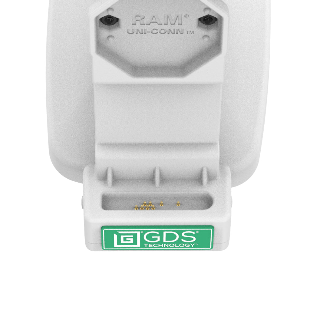 RAM-GDS-DOCK-D14-U4C-GRY:RAM-GDS-DOCK-D14-U4C-GRY_1:GDS® Uni-Conn™ Tilt & Swivel Dock with USB-C - Gray