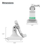 RAM-GDS-DOCK-D14-U4E-2A-GRY:RAM-GDS-DOCK-D14-U4E-2A-GRY_1:GDS® Uni-Conn™ Tilt & Swivel Dock with PoE + Data - Gray
