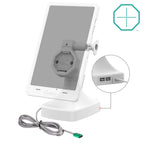 RAM-GDS-DOCK-D14-U5C-2A-GRY:RAM-GDS-DOCK-D14-U5C-2A-GRY_1:GDS® Uni-Conn™ Powered Tilt & Swivel Dock with USB-C + Data - Gray