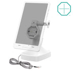 RAM-GDS-DOCK-D14-U5E-GRY:RAM-GDS-DOCK-D14-U5E-GRY_1:GDS® Uni-Conn™ Powered Tilt & Swivel Dock with PoE - Gray