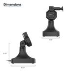 RAM-GDS-DOCK-D14-U5E:RAM-GDS-DOCK-D14-U5E_1:GDS® Uni-Conn™ Powered Tilt & Swivel Dock with PoE