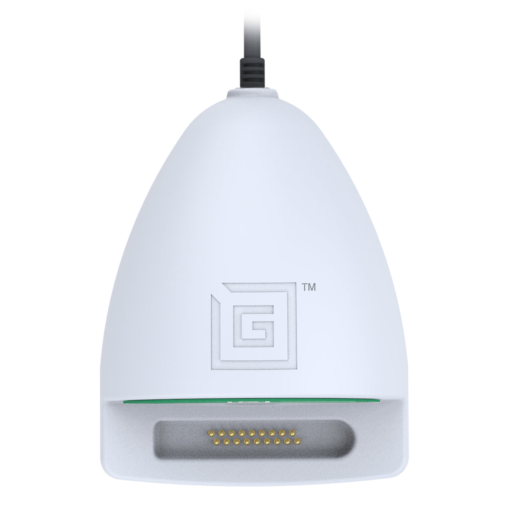 RAM-GDS-DOCK-D9-18U-GRY:RAM-GDS-DOCK-D9-18U-GRY_1:GDS® Desktop Dock with USB-C 3.1 Power Delivery - Large Tablets - Gray