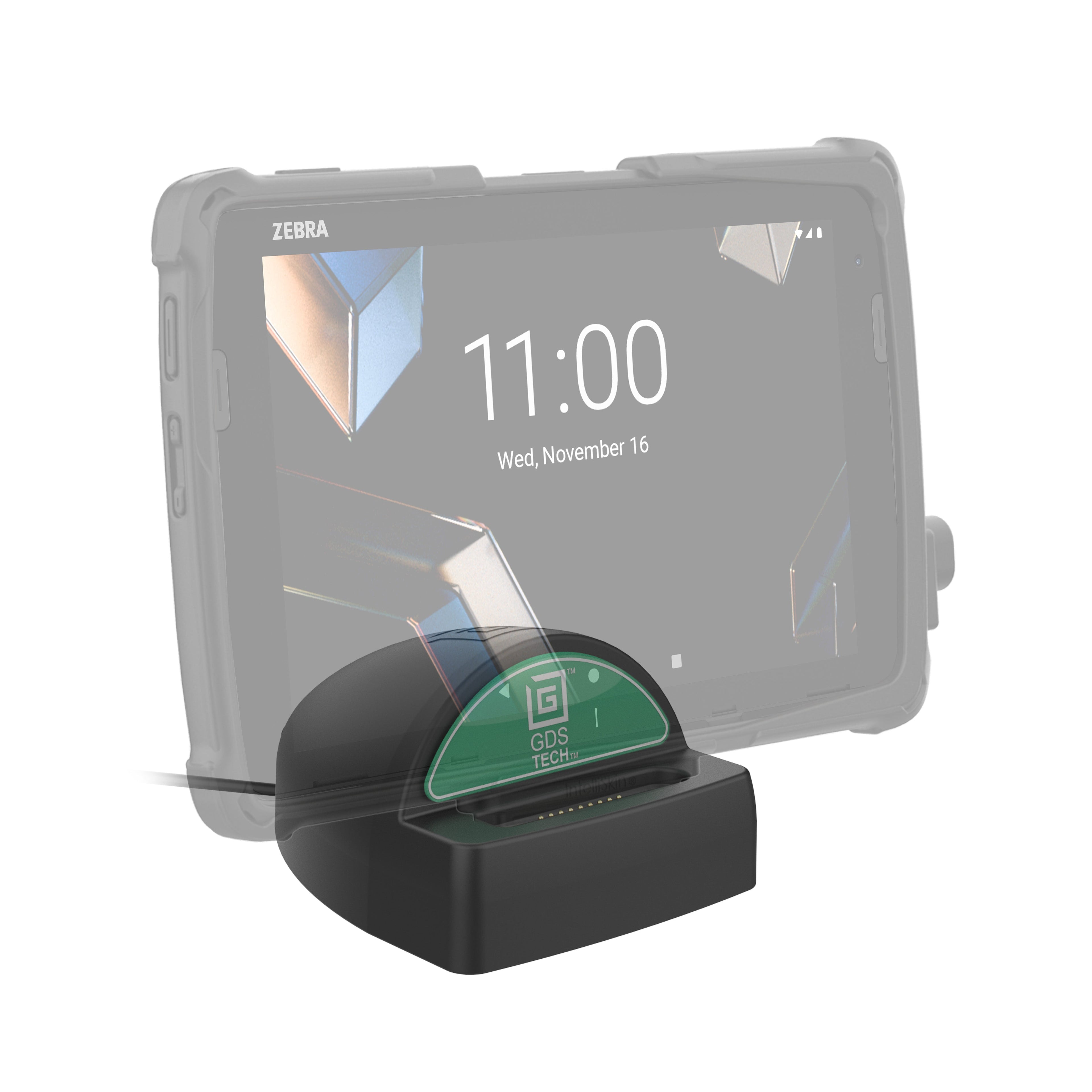 RAM-GDS-DOCK-D9-18U:RAM-GDS-DOCK-D9-18U_1:GDS® Desktop Dock with USB-C 3.1 Power Delivery - Large Tablets