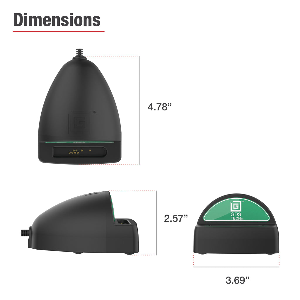 RAM-GDS-DOCK-D9U:RAM-GDS-DOCK-D9U_1:GDS® Desktop Dock with Power Delivery - Large Tablets
