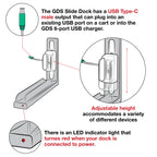 RAM-GDS-DOCK-G7-8-NGU:RAM-GDS-DOCK-G7-8-NGU_1:GDS® Slide Dock™ with Power Delivery & Drill Down Base