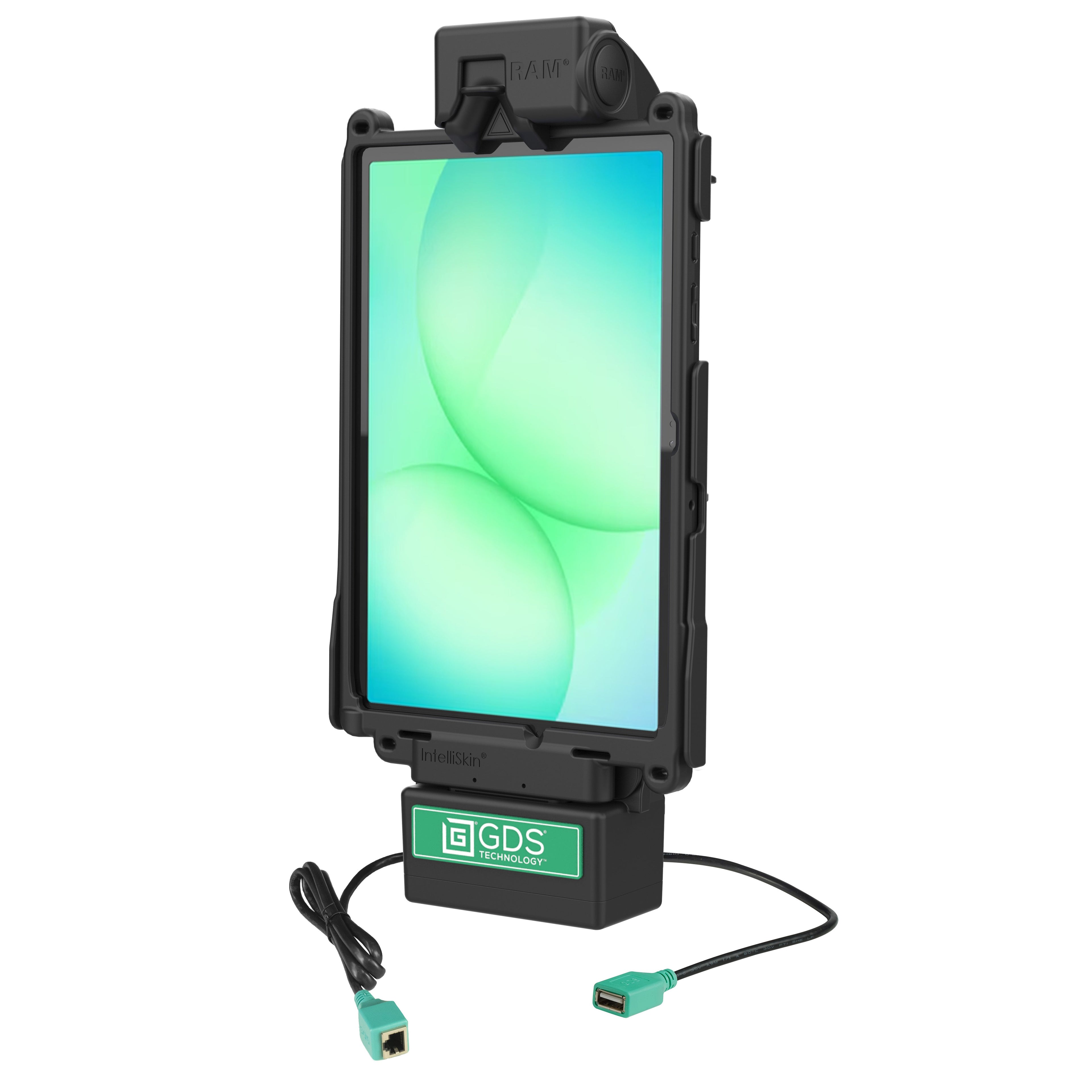 RAM-GDS-DOCK-SAM88EDU:RAM-GDS-DOCK-SAM88EDU_1:GDS® Tough-Dock™ with PoE + Single USB-A for Samsung Tab A9+