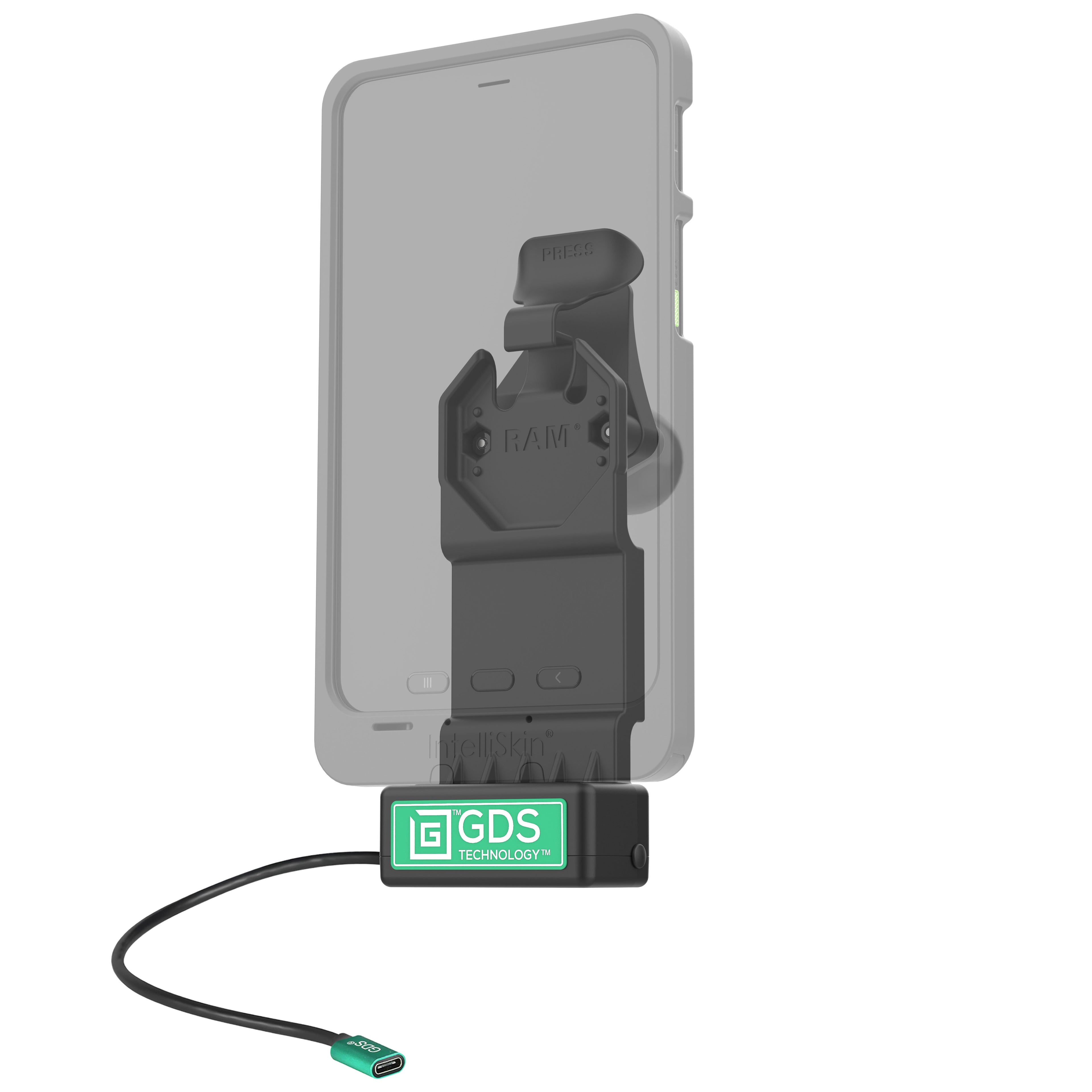 RAM-GDS-DOCK-U1CPU:RAM-GDS-DOCK-U1CPU_1:GDS® Uni-Conn™ Dock with Release Lever