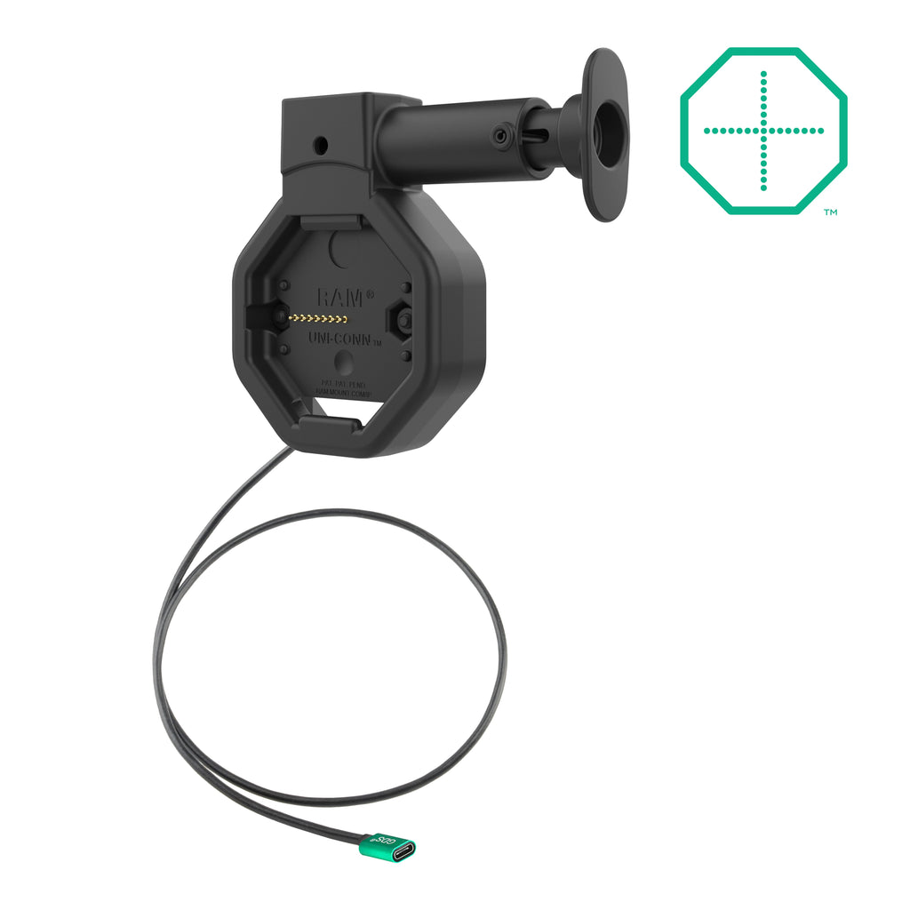 RAM-GDS-DOCK-U5CPU:RAM-GDS-DOCK-U5CPU_1:GDS® Uni-Conn™ Powered USB-C Dock with Release Button
