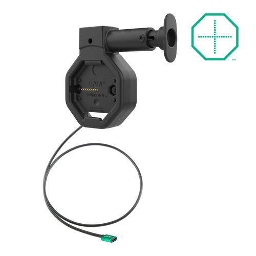 RAM-GDS-DOCK-U5CPU:RAM-GDS-DOCK-U5CPU_1:GDS® Uni-Conn™ Powered USB-C Dock with Release Button