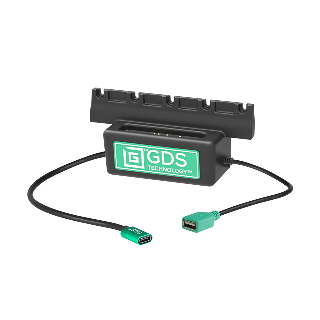 RAM-GDS-DOCK-V10PDU:RAM-GDS-DOCK-V10PDU_1:GDS® Power + Single USB-A Dock Cup for IntelliSkin® Next Gen Tablets