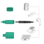 RAM-GDS-DOCK-V10PDU:RAM-GDS-DOCK-V10PDU_1:GDS® Power + Single USB-A Dock Cup for IntelliSkin® Next Gen Tablets