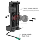 RAM-GDS-DOCK-V12-U1CP-CU:RAM-GDS-DOCK-V12-U1CP-CU_1:GDS® Uni-Conn™ Spring Loaded Power + Single USB-C Dock