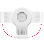 RAM-GDS-DOCK-W3-POE-GRY:RAM-GDS-DOCK-W3-POE-GRY_1:GDS® Uni-Conn™ Wall Dock with Magnetic Receiver & PoE - Gray