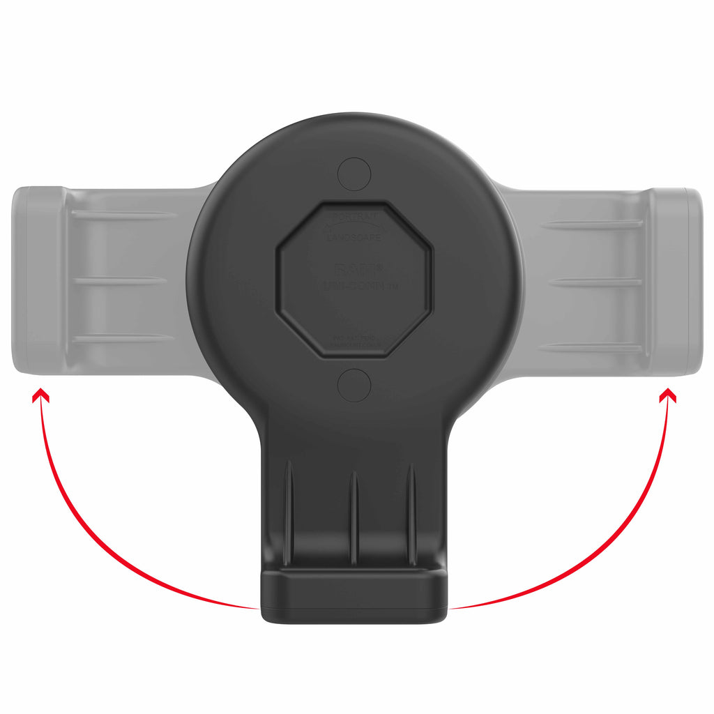 RAM-GDS-DOCK-W3-POE:RAM-GDS-DOCK-W3-POE_1:GDS® Uni-Conn™ Wall Dock with Magnetic Receiver & PoE
