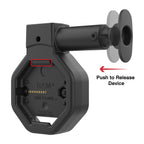 RAM-GDS-DOCK-W5-U5-POEU:RAM-GDS-DOCK-W5-U5-POEU_1:GDS® Uni-Conn™ Powered Wall Dock with PoE & Release Button
