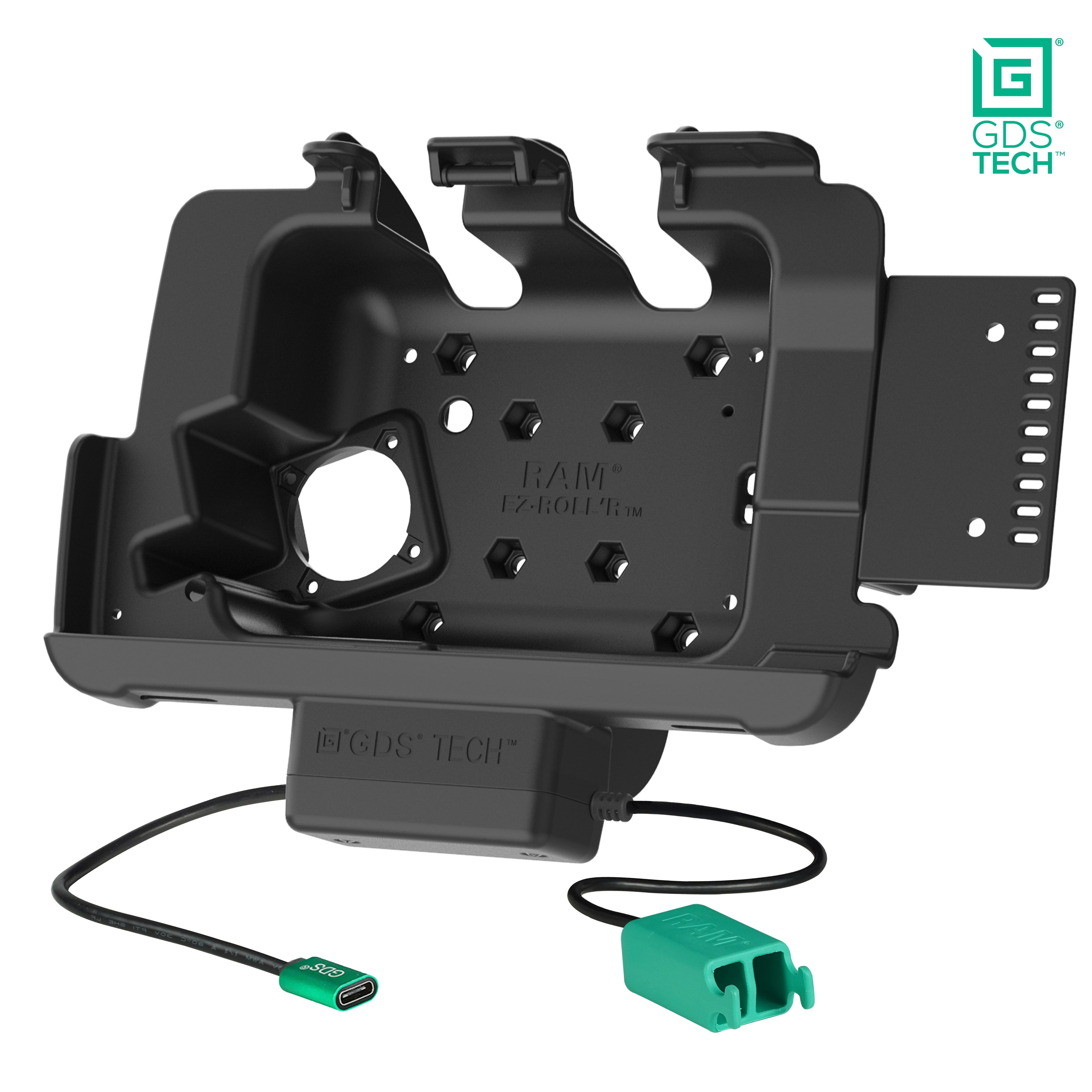 RAM-GDS-DOCK-ZE20PD2U:RAM-GDS-DOCK-ZE20PD2U_1:GDS® Power + Dual USB Dock for Zebra ET401 & ET4x 8" with IntelliSkin®