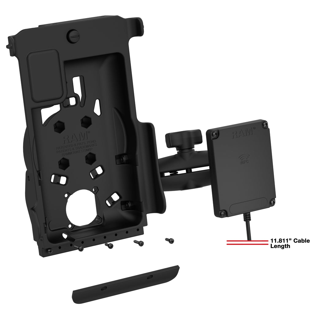 RAM-GDS-DOCKB-SAM62-NFCU:RAM-GDS-DOCKB-SAM62-NFCU_1:GDS® Tough-Dock™ Body for Tab Active3 with NFC Extender