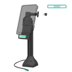 RAM-GDS-DOCKL-D11-14-U4C:RAM-GDS-DOCKL-D11-14-U4C_1:GDS® Uni-Conn™ 14" Locking Pedestal Dock with USB-C