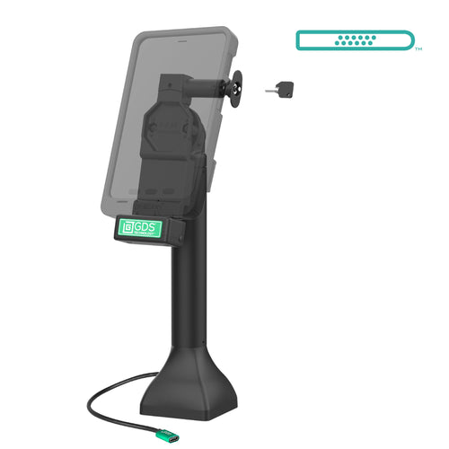 RAM-GDS-DOCKL-D11-14-U4C:RAM-GDS-DOCKL-D11-14-U4C_1:GDS® Uni-Conn™ 14" Locking Pedestal Dock with USB-C
