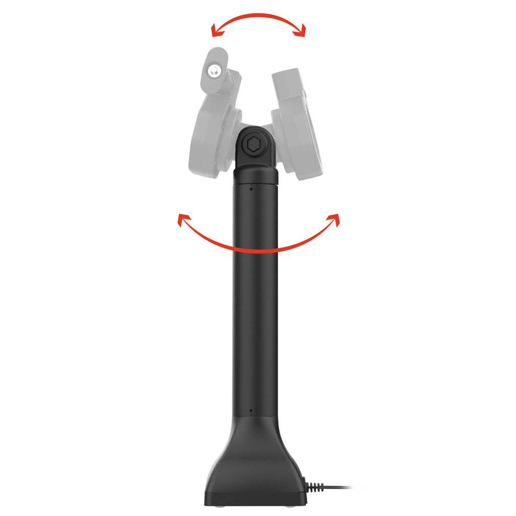 RAM-GDS-DOCKL-D11-14-U5C:RAM-GDS-DOCKL-D11-14-U5C_1:GDS® Uni-Conn™ Powered 7" Locking Pedestal Dock with USB-C