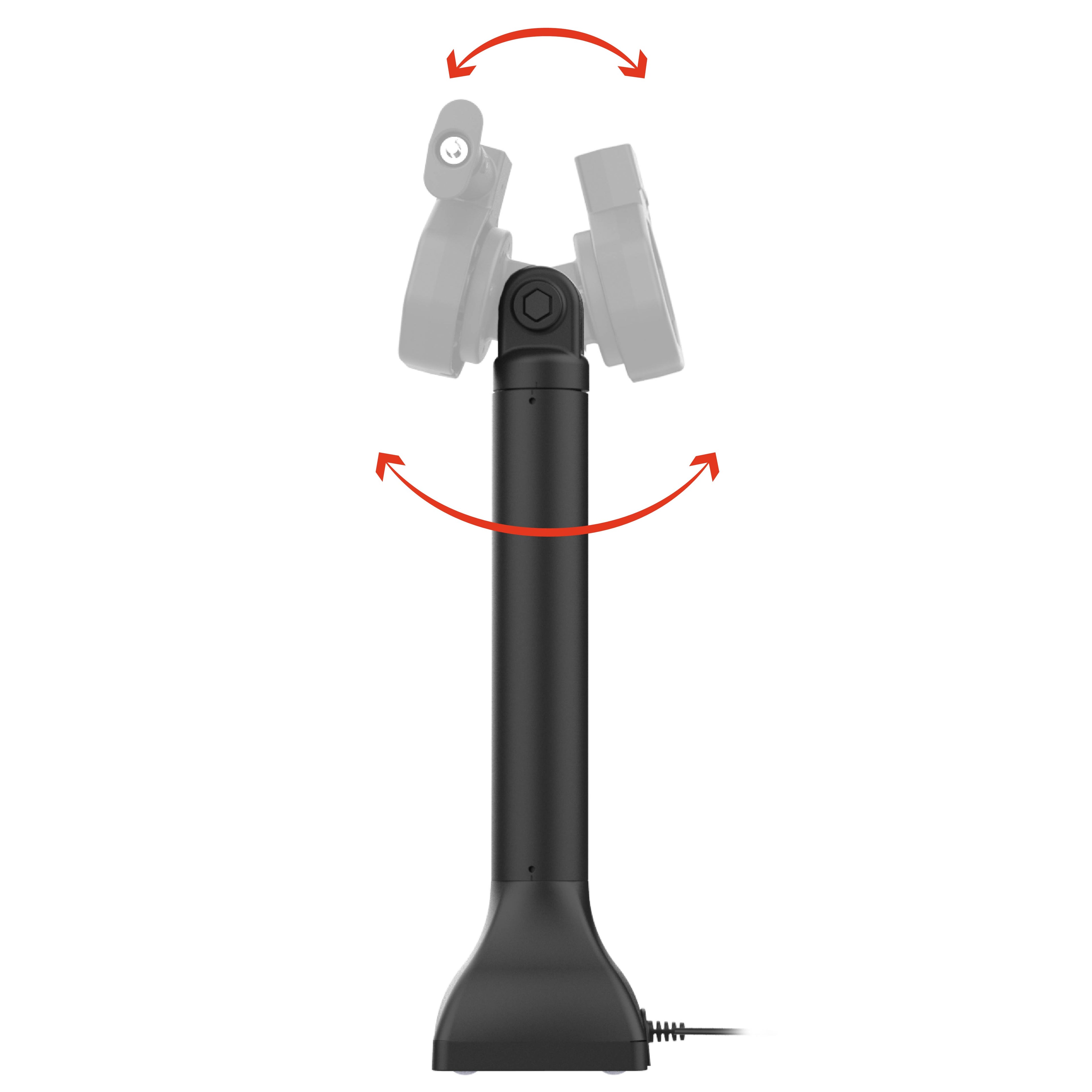 RAM-GDS-DOCKL-D11-14-U5C:RAM-GDS-DOCKL-D11-14-U5C_1:GDS® Uni-Conn™ Powered 7" Locking Pedestal Dock with USB-C