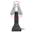RAM-GDS-DOCKL-D11-7-U5E:RAM-GDS-DOCKL-D11-7-U5E_1:GDS® Uni-Conn™ Powered 7" Locking Pedestal Dock with PoE